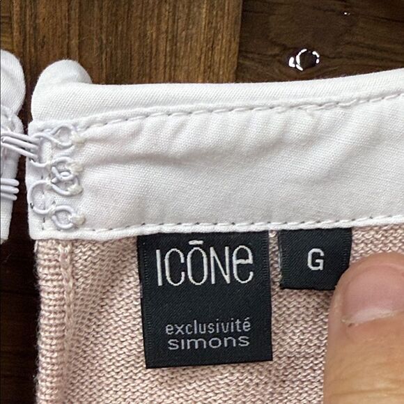 Icône Blush Salmon Top with White Collar - Picture 3 of 5